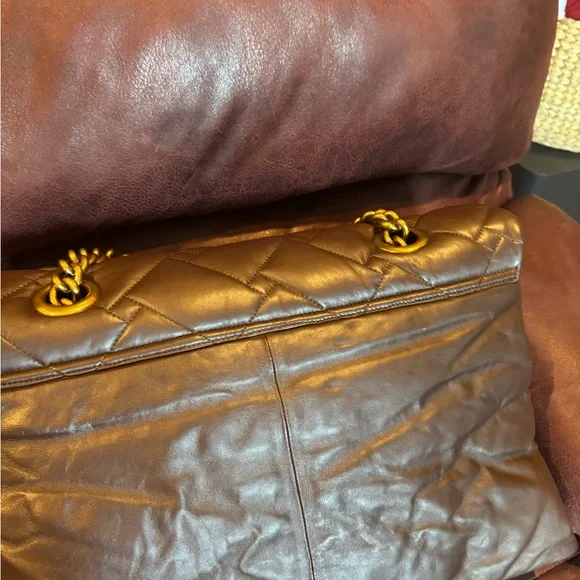 Kurt Geiger Chocolate Quilted Shoulder Bag - Picture 6 of 8